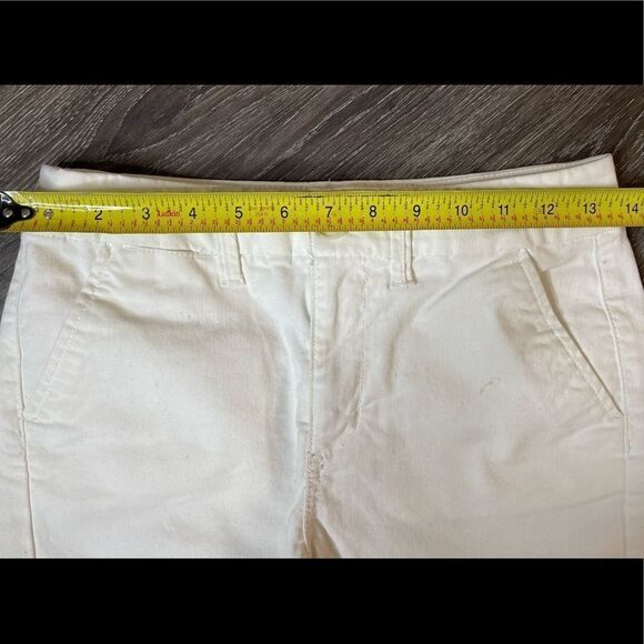 American Eagle Outfitters Size 0 AEO white Hi rise Shortie Stretch Shorts - Picture 8 of 11